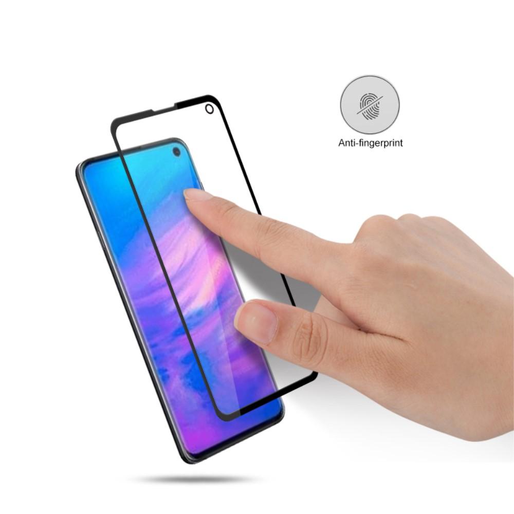 Koko Näytön Panssarilasi Samsung Galaxy S10e Musta