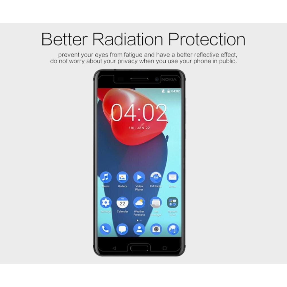 Näytönsuoja häikäisysuojalla Nokia 6 Läpinäkyvä