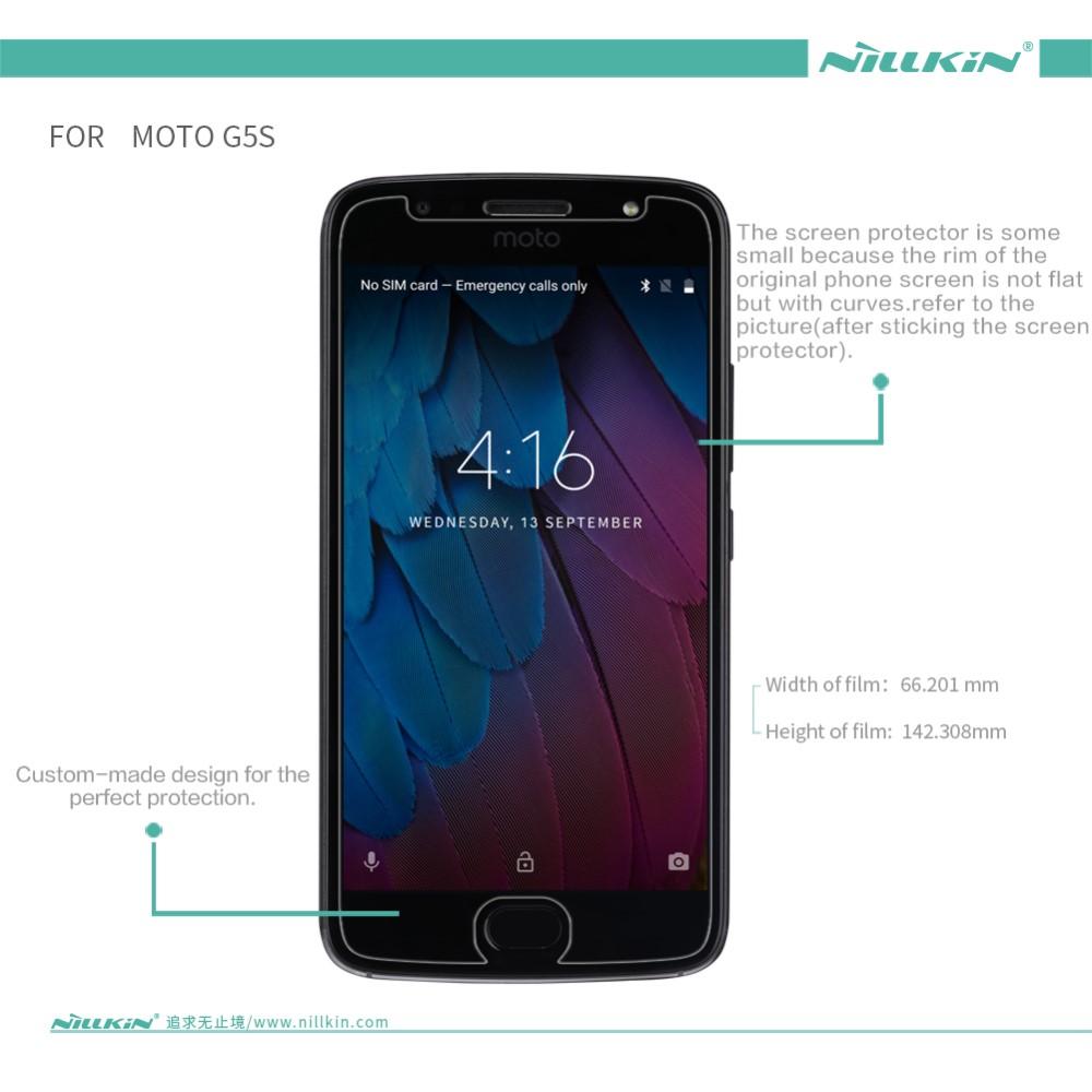 Crystal Clear näytönsuoja Motorola Moto G5S Läpinäkyvä