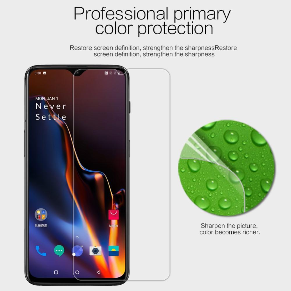 Crystal Clear näytönsuoja OnePlus 6T Läpinäkyvä