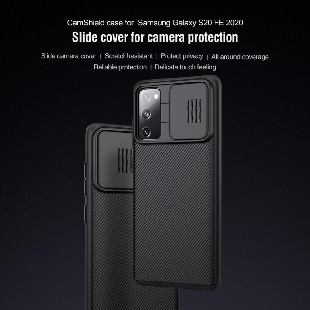 CamShield Kuori Galaxy S20 FE musta