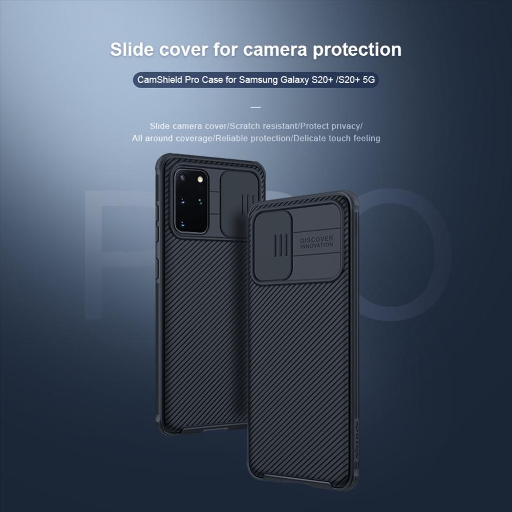 CamShield Kuori Galaxy S20 Plus musta