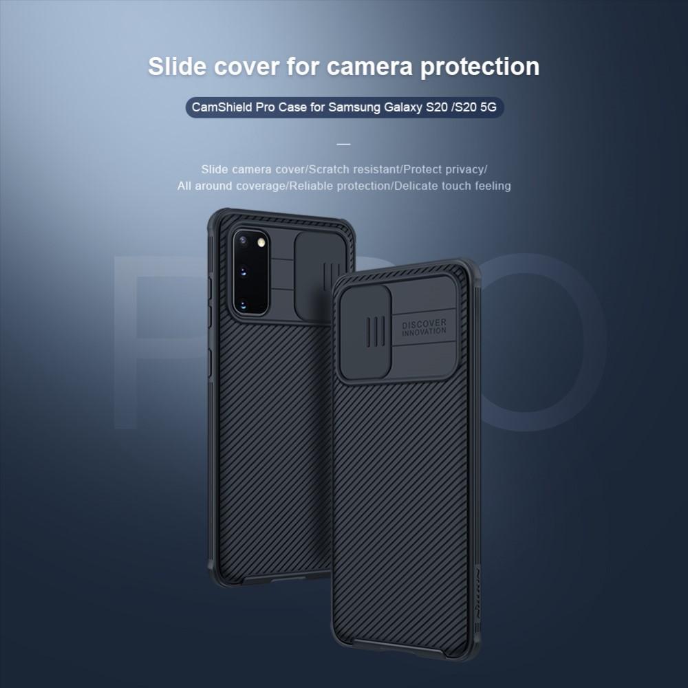 CamShield Kuori Samsung Galaxy S20 Musta