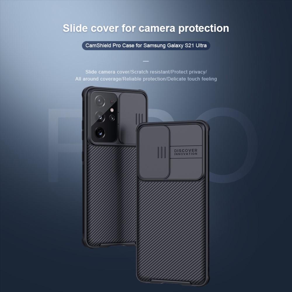 CamShield Kuori Samsung Galaxy S21 Ultra musta