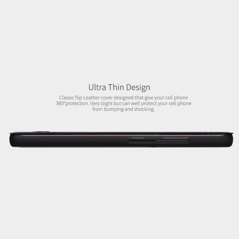 Qin Series nahkakotelo Samsung Galaxy S21 Ultra Musta