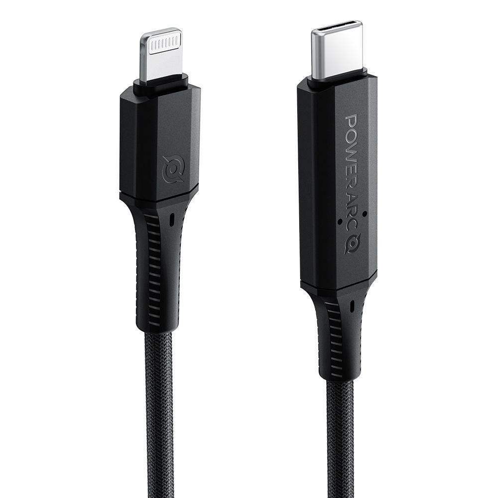 ArcWire USB-C to Lightning Cable (PB1901) Lightning Musta