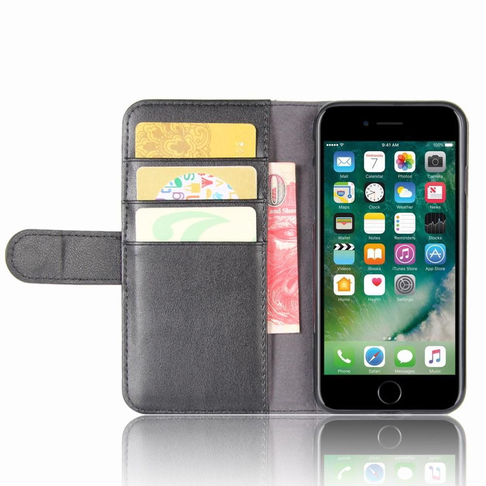 Aito Nahkakotelo iPhone 7/8/SE musta