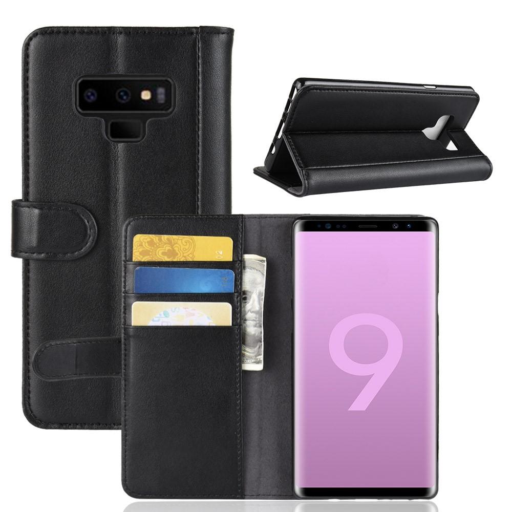 Aito Nahkakotelo Samsung Galaxy Note 9 Musta