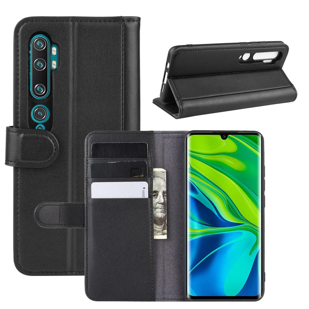 Aito Nahkakotelo Xiaomi Mi Note 10/10 Pro Musta