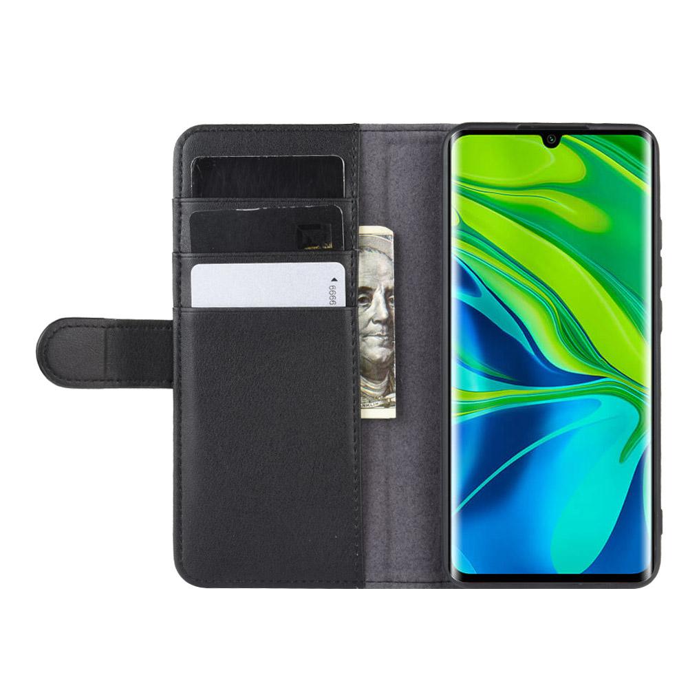 Aito Nahkakotelo Xiaomi Mi Note 10/10 Pro Musta