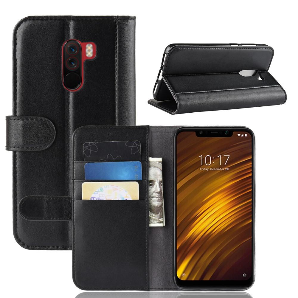 Aito Nahkakotelo Xiaomi Pocophone F1 musta