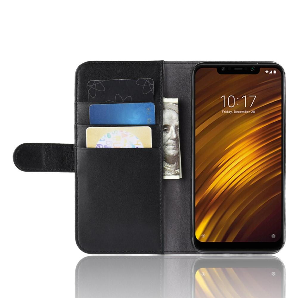 Aito Nahkakotelo Xiaomi Pocophone F1 musta