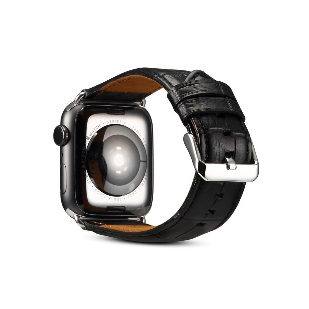 Apple Watch Ultra 2 49mm Nahkaranneke musta