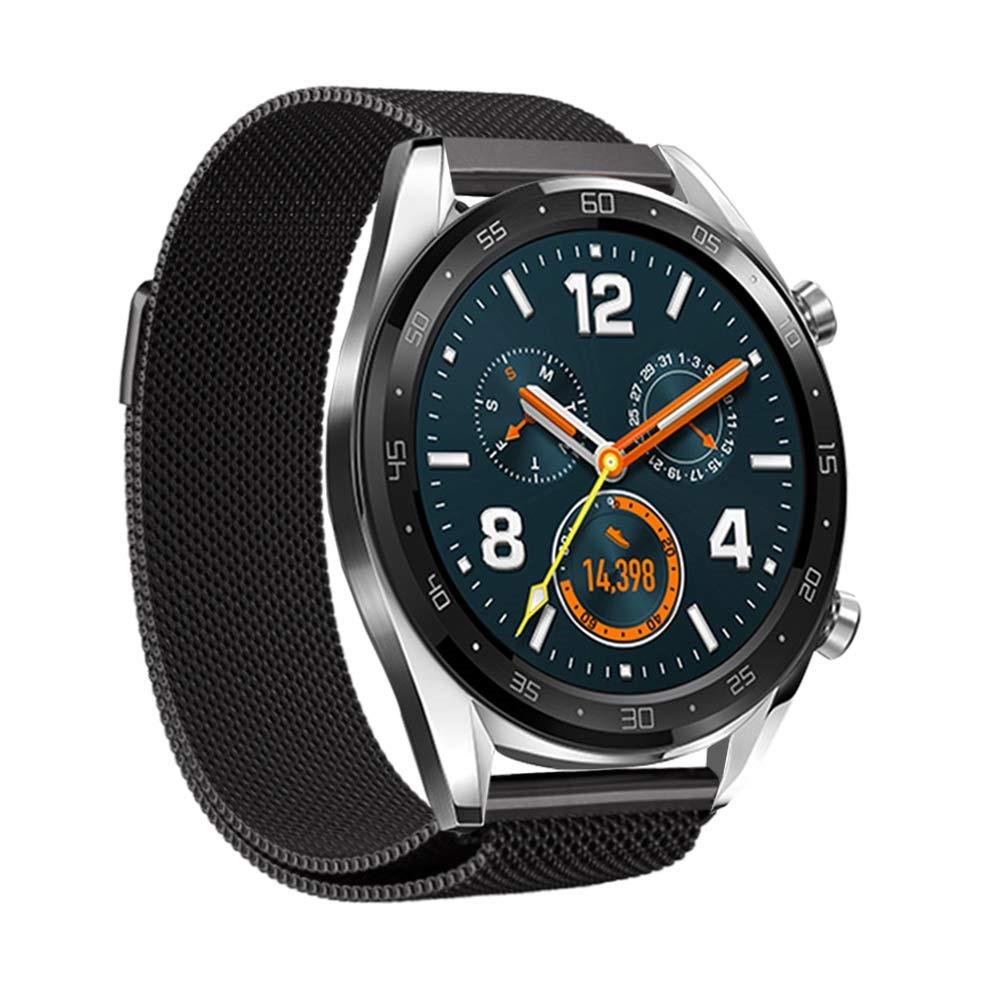 Ranneke Milanese Huawei Watch GT/GT 2 46mm/GT 2e musta