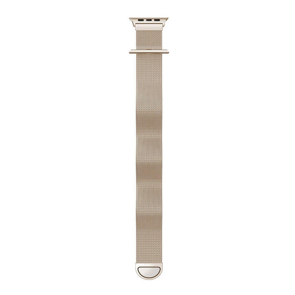 Ranneke Milanese Apple Watch Series 9 45mm Samppanja kulta