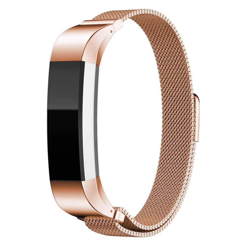 Ranneke Milanese Loop Fitbit Alta/Alta HR ruusukulta