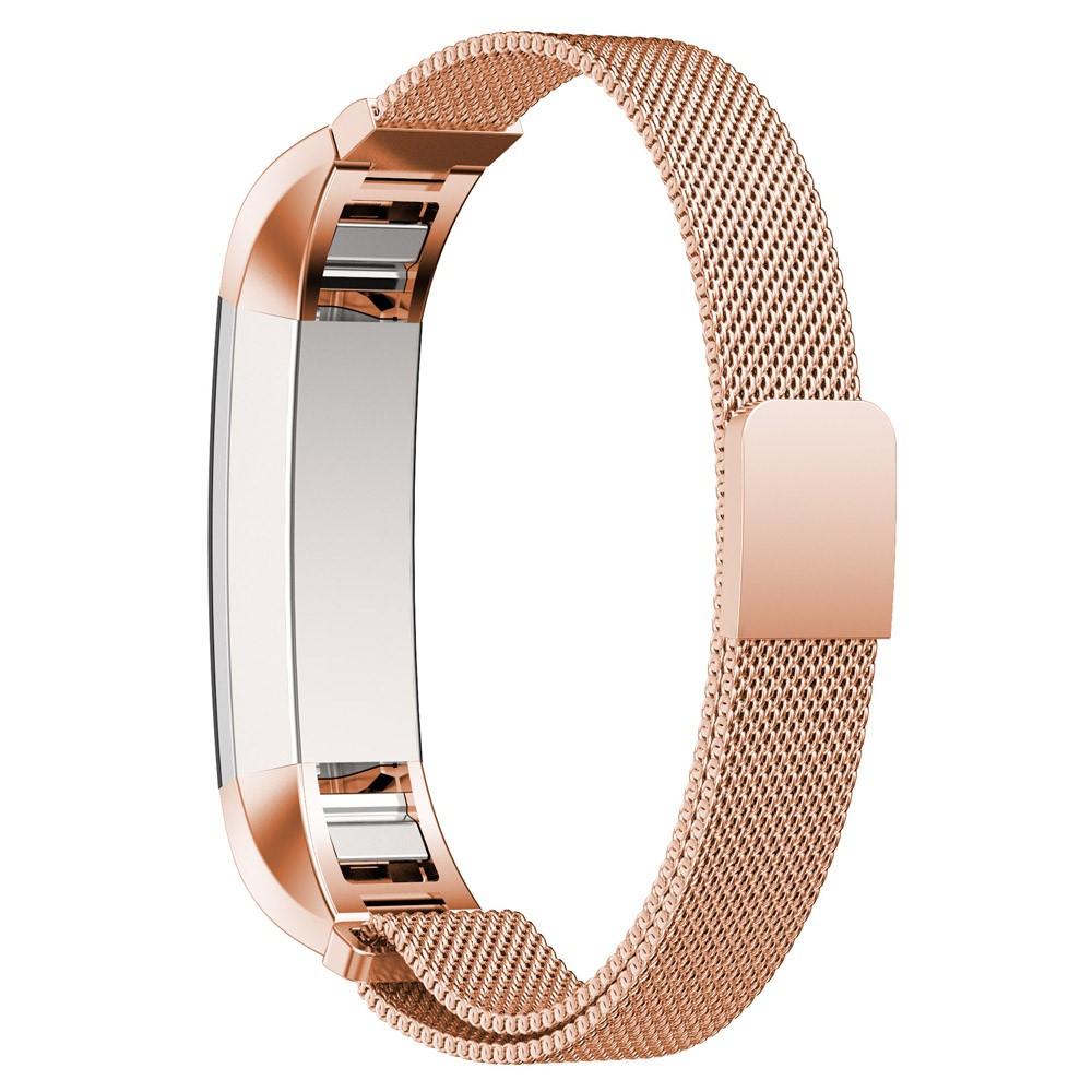 Ranneke Milanese Loop Fitbit Alta/Alta HR ruusukulta