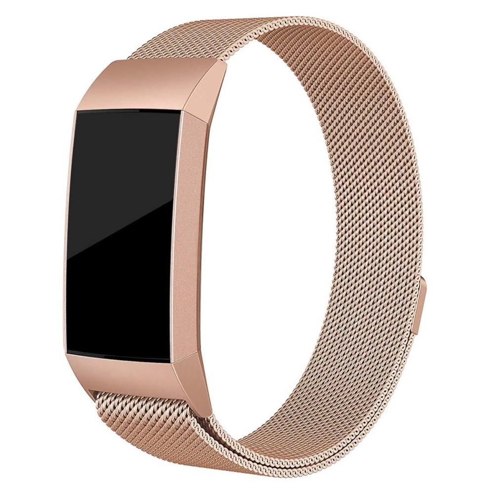 Ranneke Milanese Loop Fitbit Charge 3/4 ruusukulta