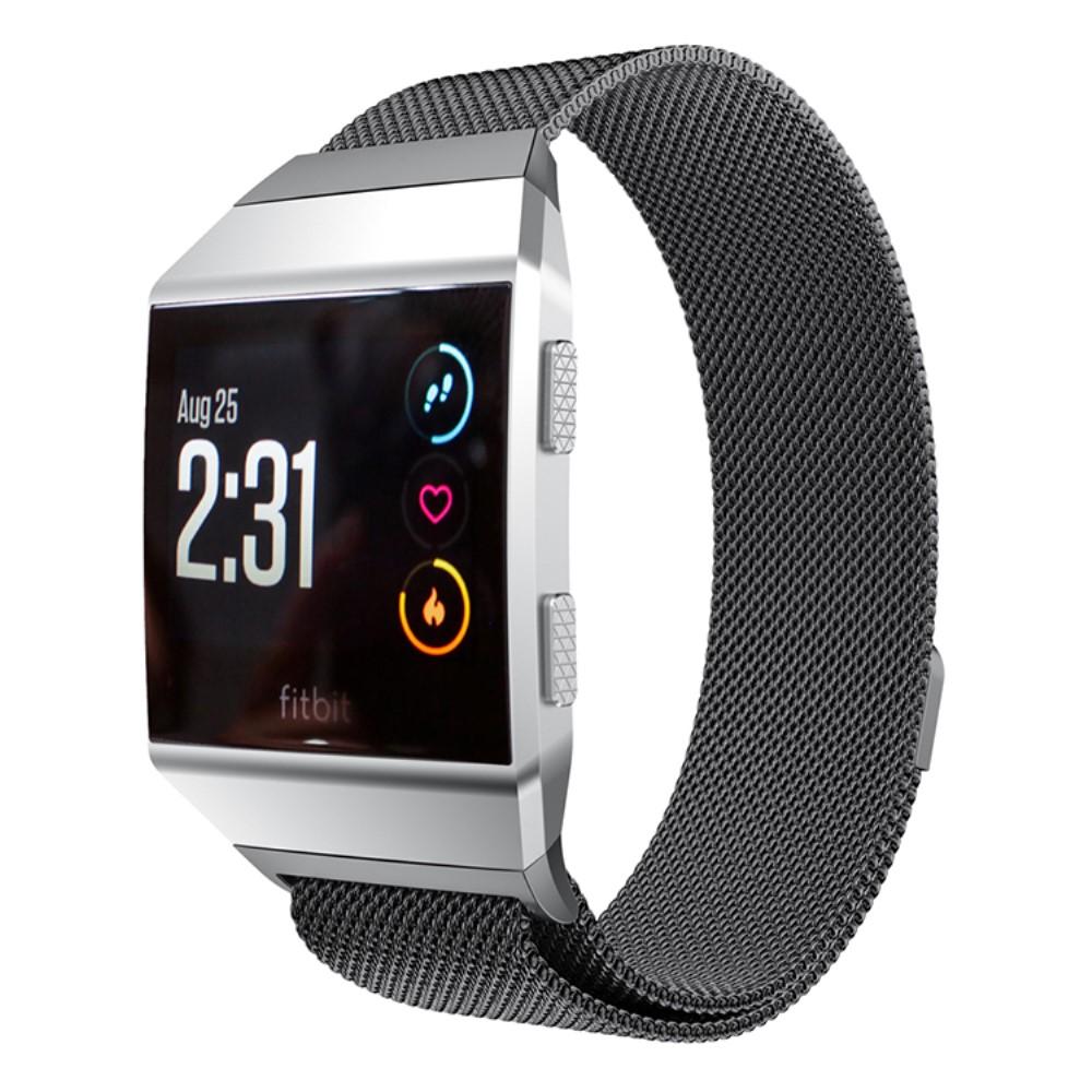 Ranneke Milanese Loop Fitbit Ionic musta