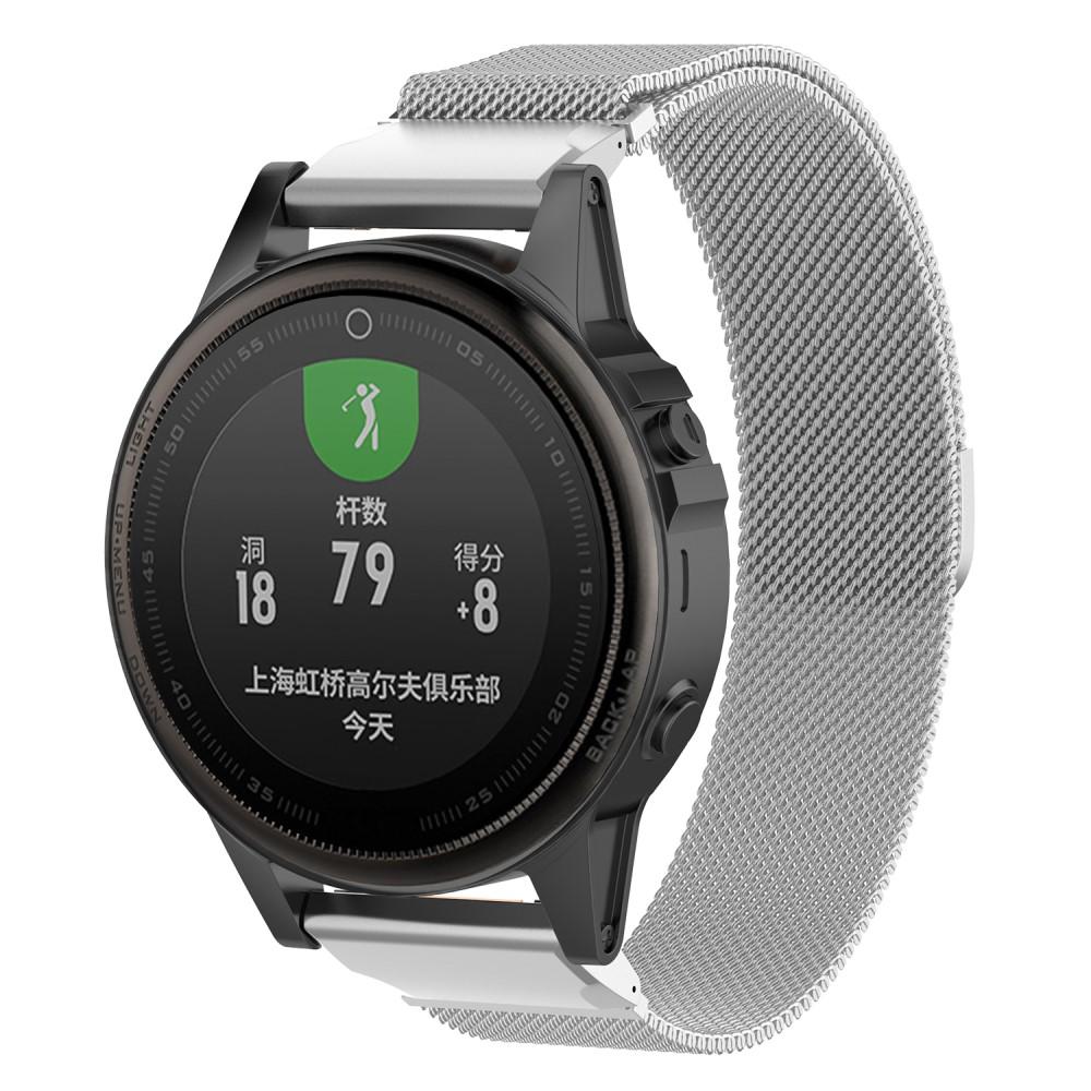 Ranneke Milanese Loop Garmin Fenix 6S Pro hopea