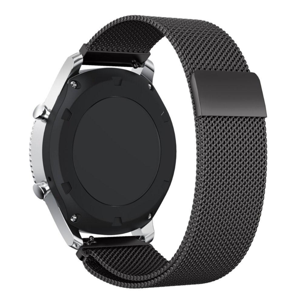 Ranneke Milanese Loop Gear S3 Frontier/S3 Classic musta