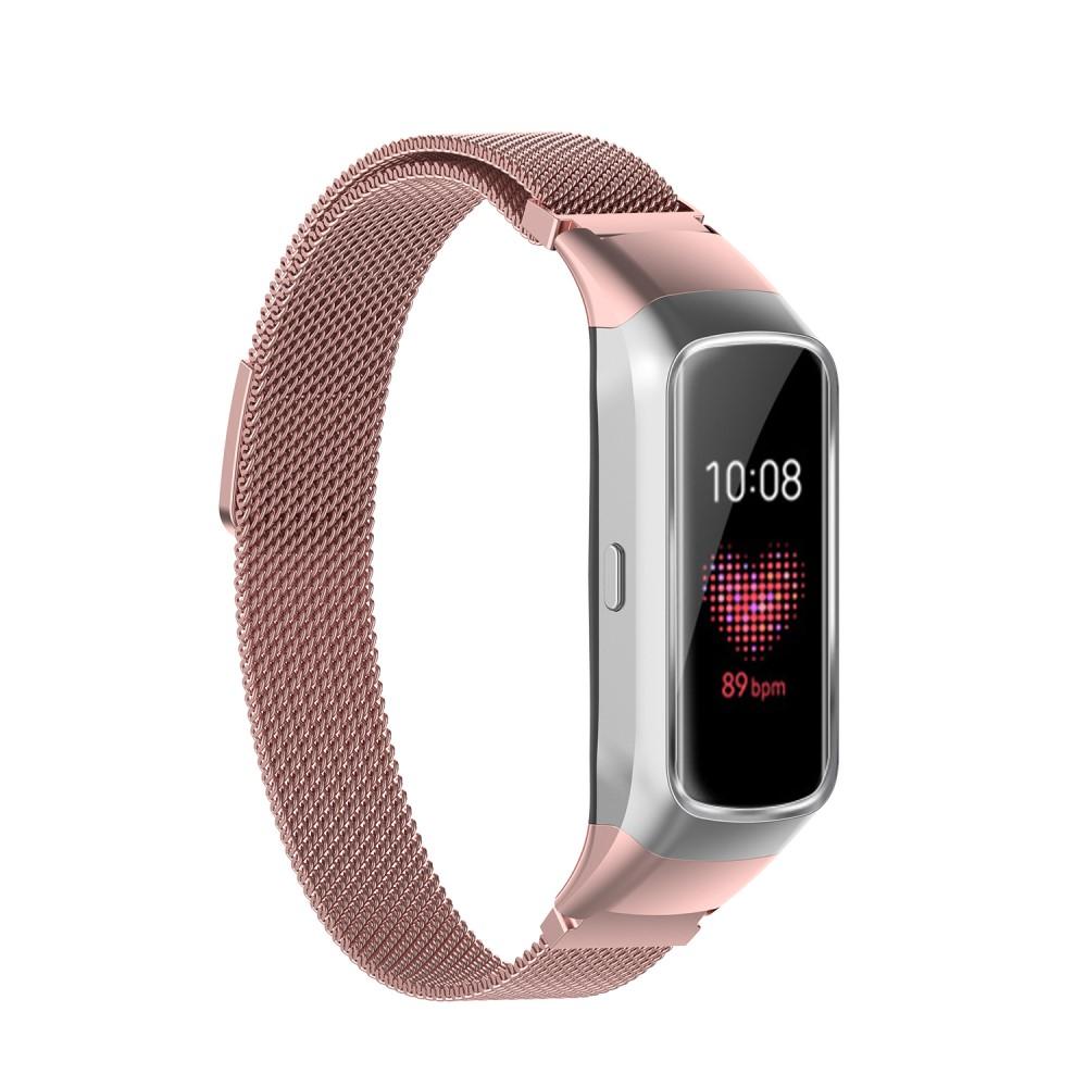 Ranneke Milanese Samsung Galaxy Fit vaaleanpunainen kulta