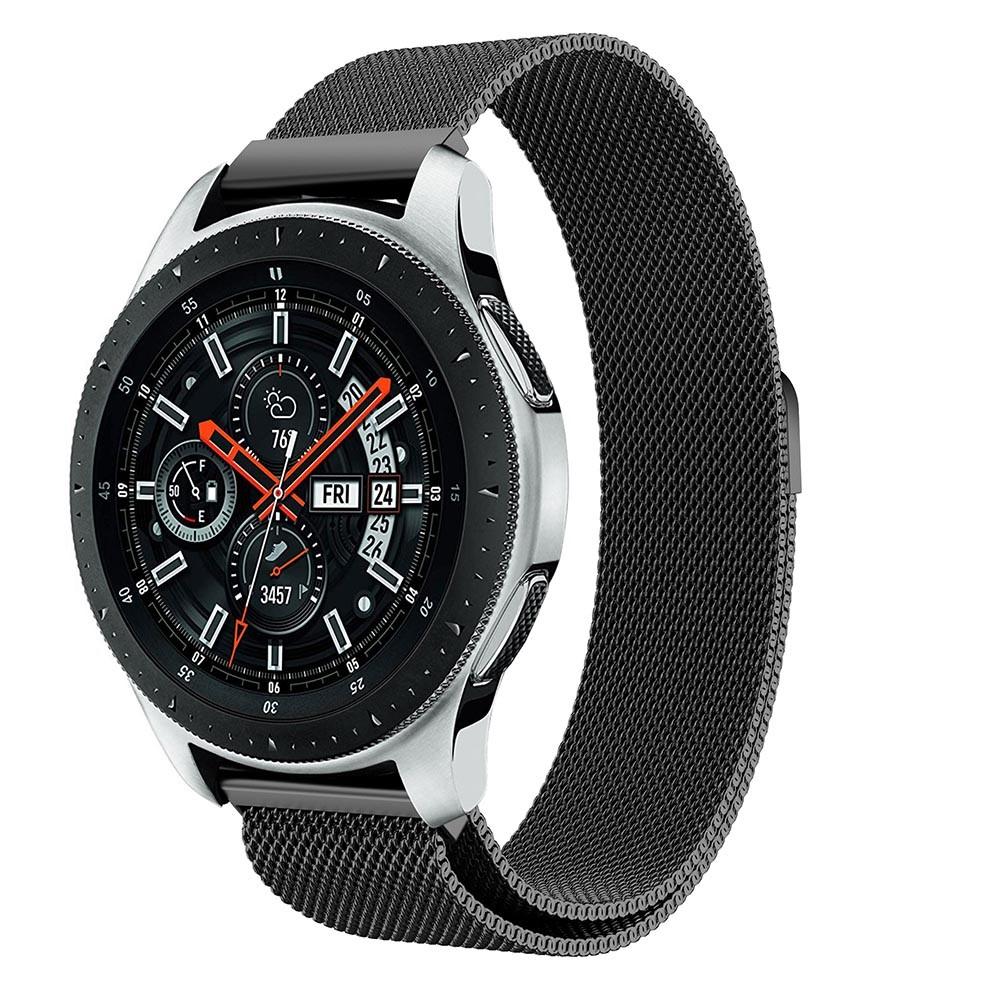 Ranneke Milanese Samsung Galaxy Watch 46mm musta