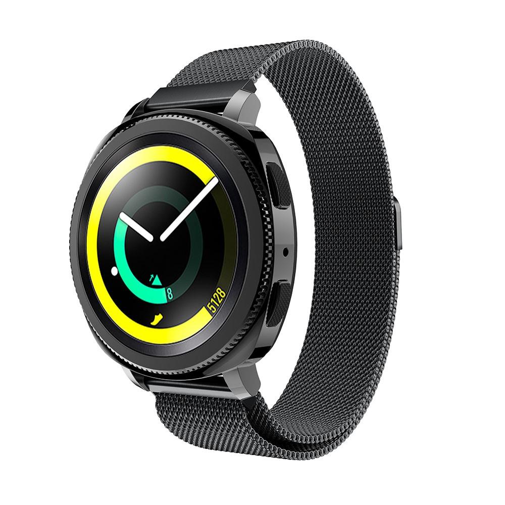 Ranneke Milanese Samsung Gear Sport musta