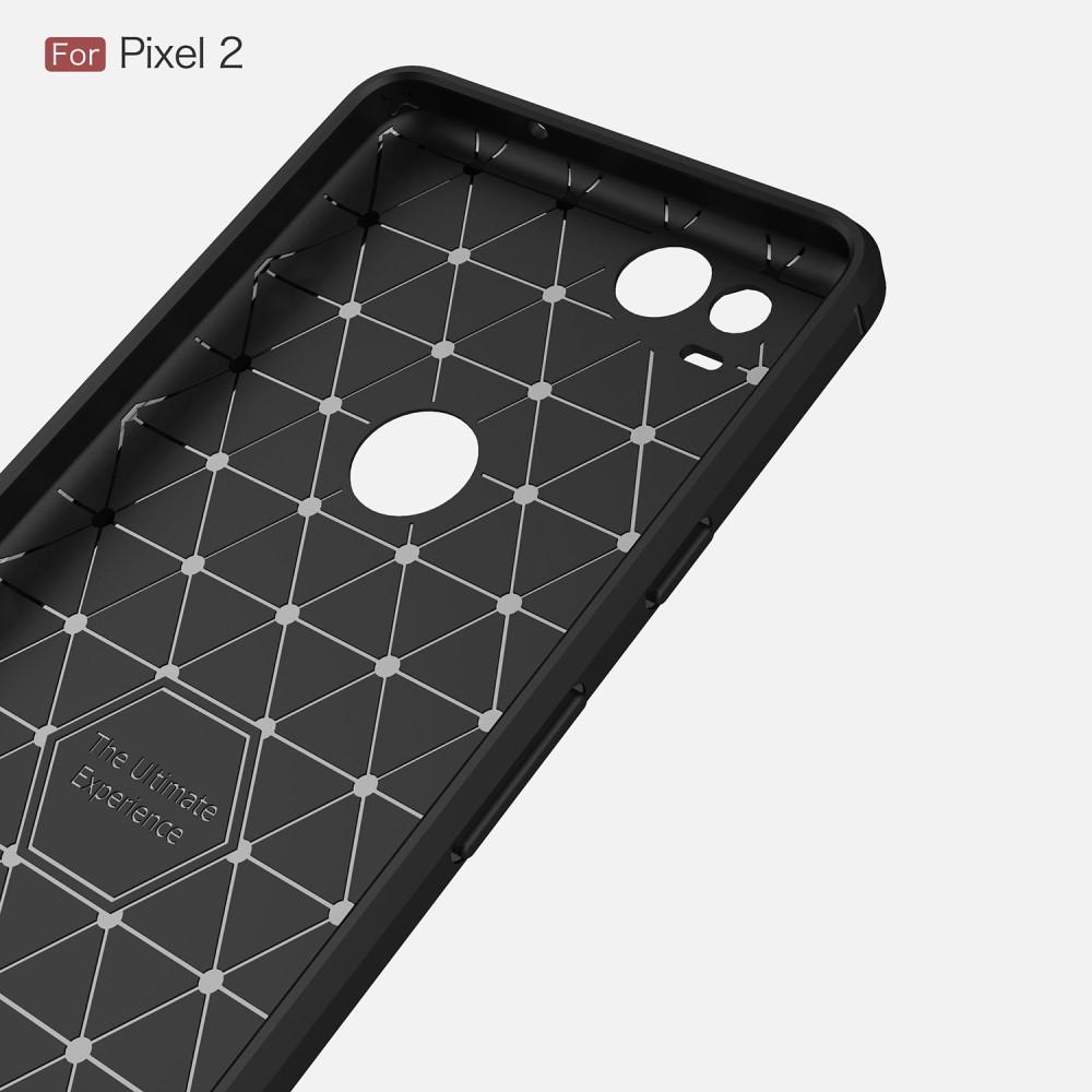Google Pixel 2 Kuori TPU Brushed Musta