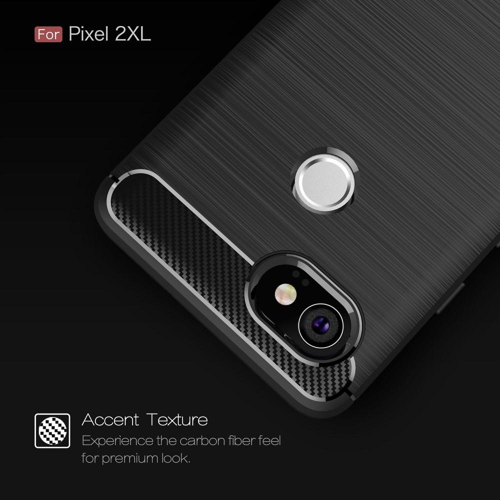 Google Pixel 2 XL Kuori TPU Brushed Musta