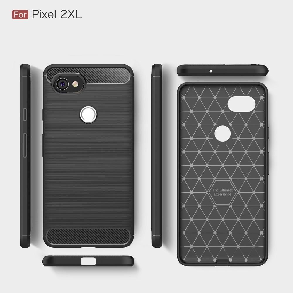 Google Pixel 2 XL Kuori TPU Brushed Musta