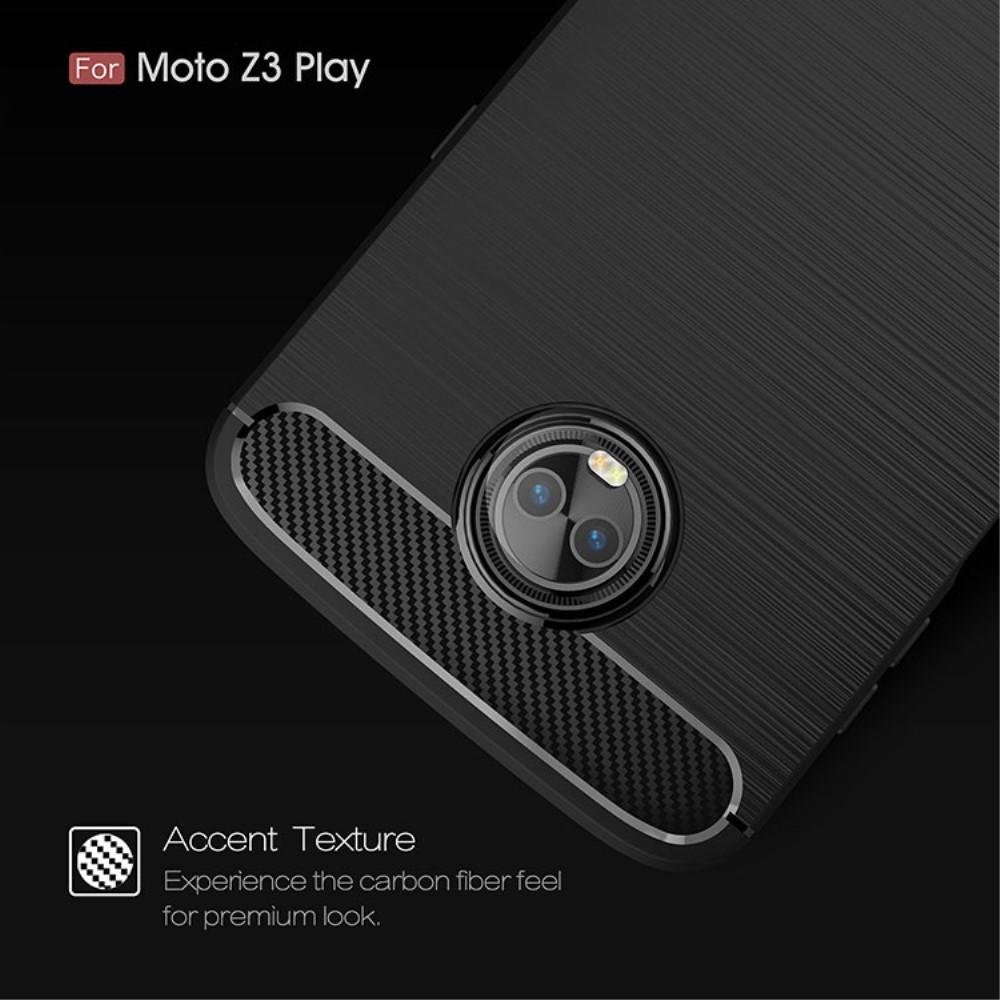Brushed TPU Kuori for Moto Z3 Play black