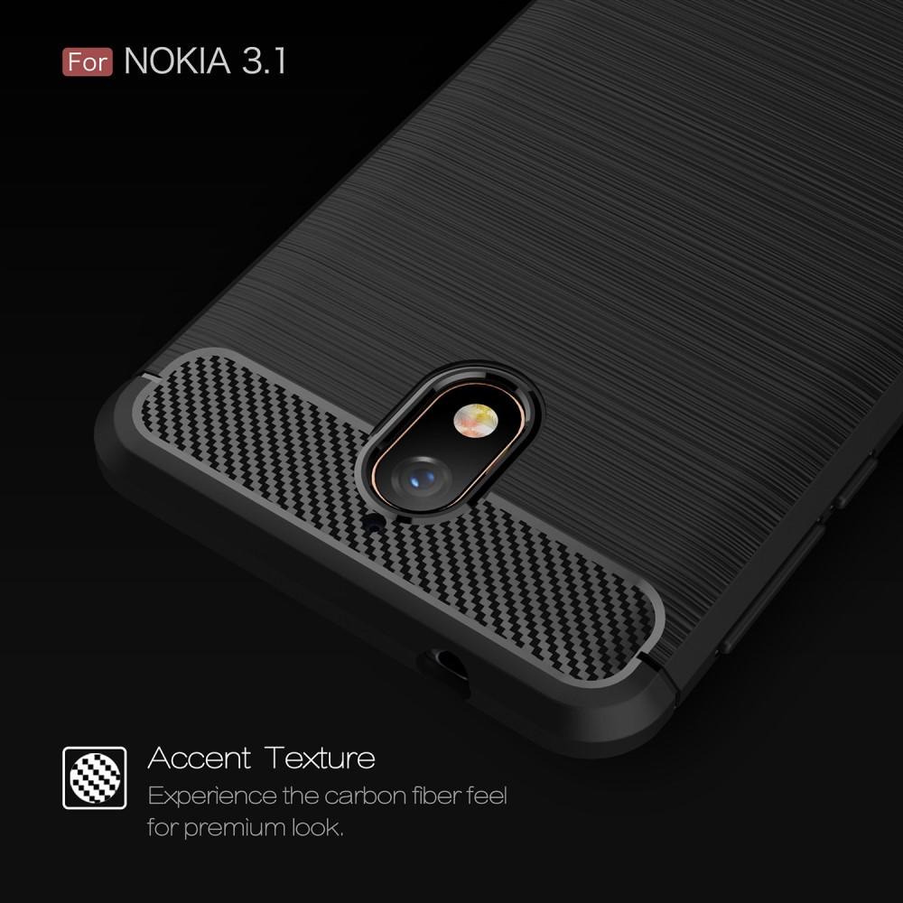 Brushed TPU Kuori for Nokia 3.1 black