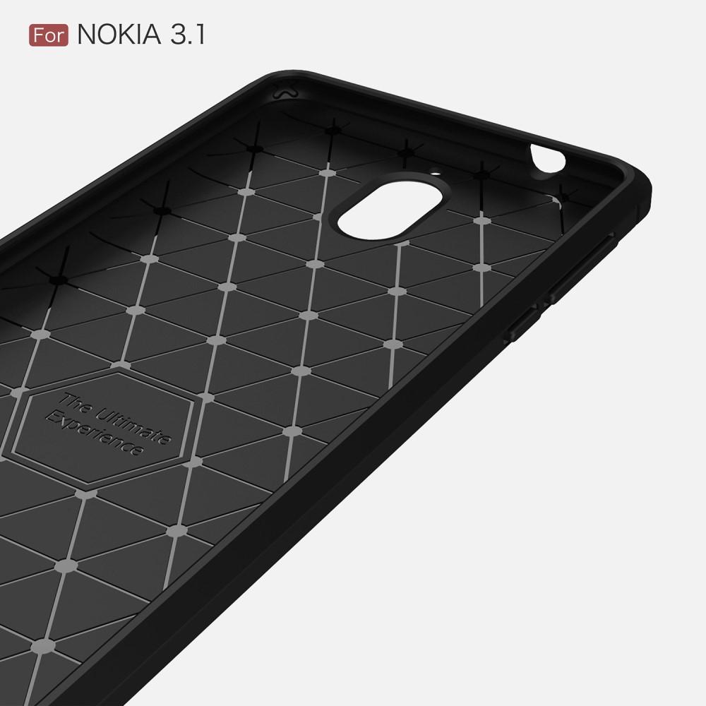 Brushed TPU Kuori for Nokia 3.1 black