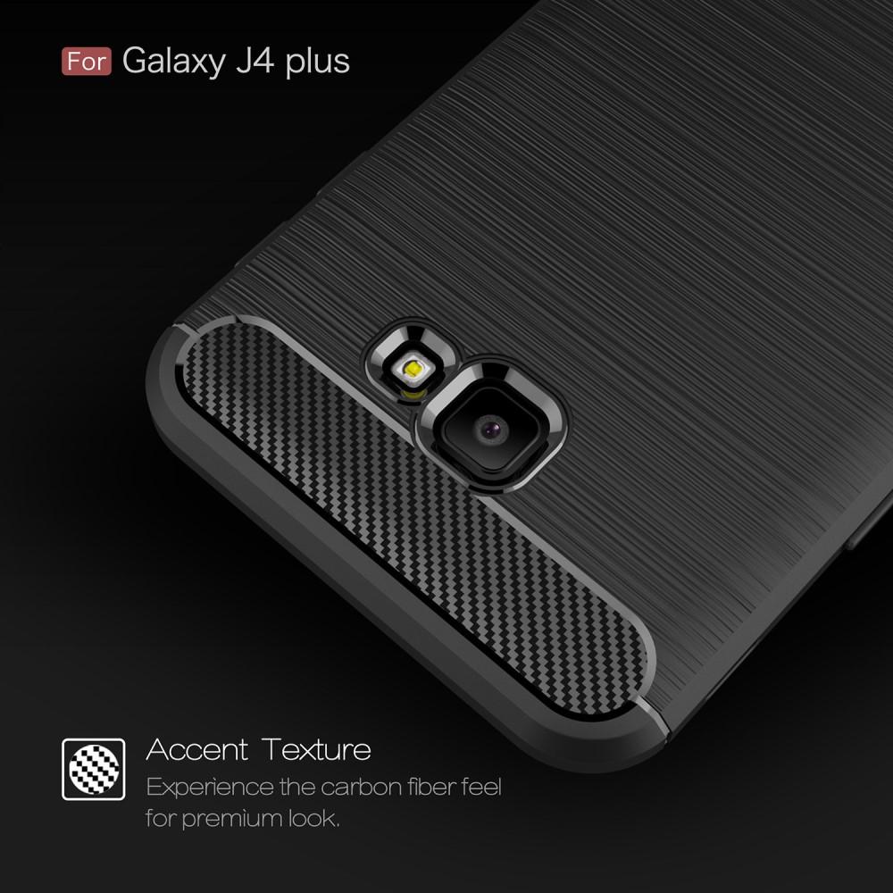 Brushed TPU Kuori Samsung Galaxy J4 Plus 2018 black