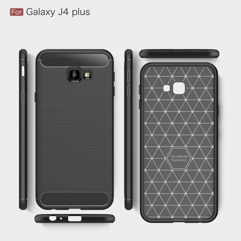 Brushed TPU Kuori Samsung Galaxy J4 Plus 2018 black