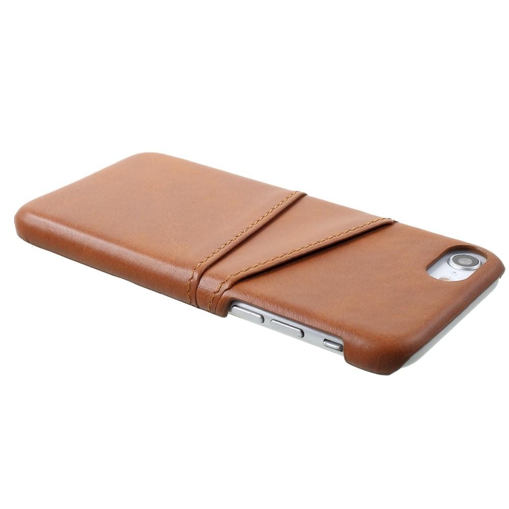 Card Slots Case iPhone 8 ruskea