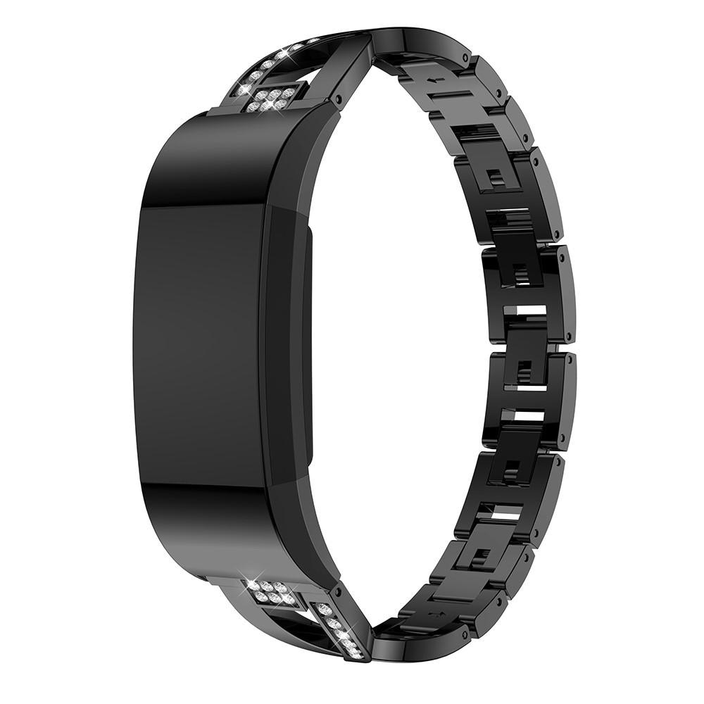 Crystal Bracelet Fitbit Charge 2 Black