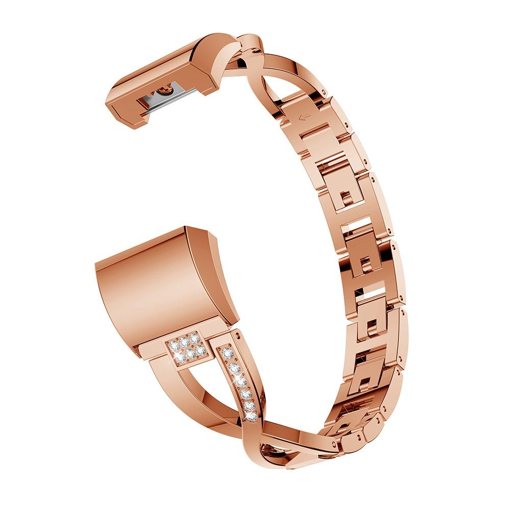 Crystal Bracelet Fitbit Charge 2 Rose Gold