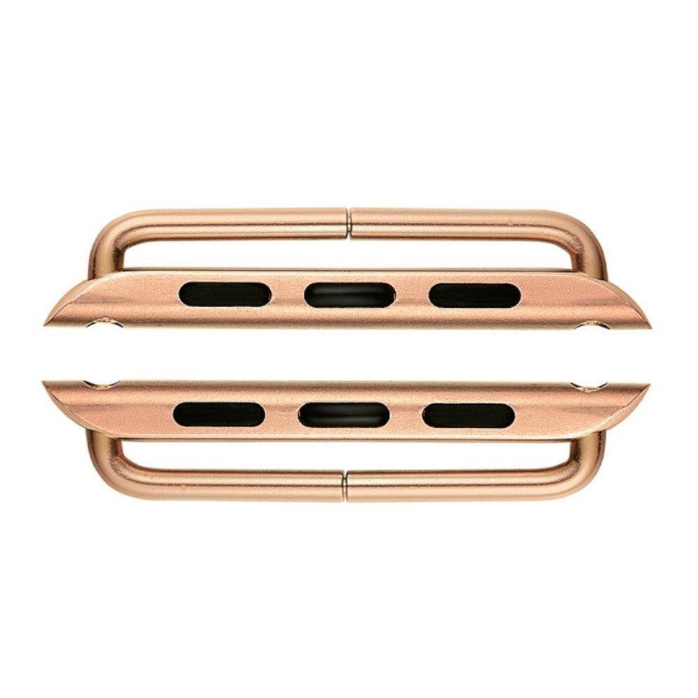 Apple Watch 45mm Series 8 Kiinnikkeet rannekkeeseen Ruusukulta