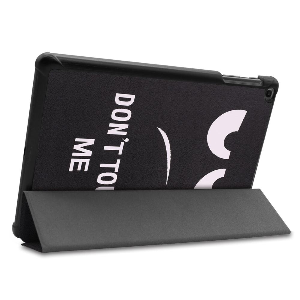 Kotelo Tri-fold Galaxy Tab A 10.1 2019 Don't Touch Me