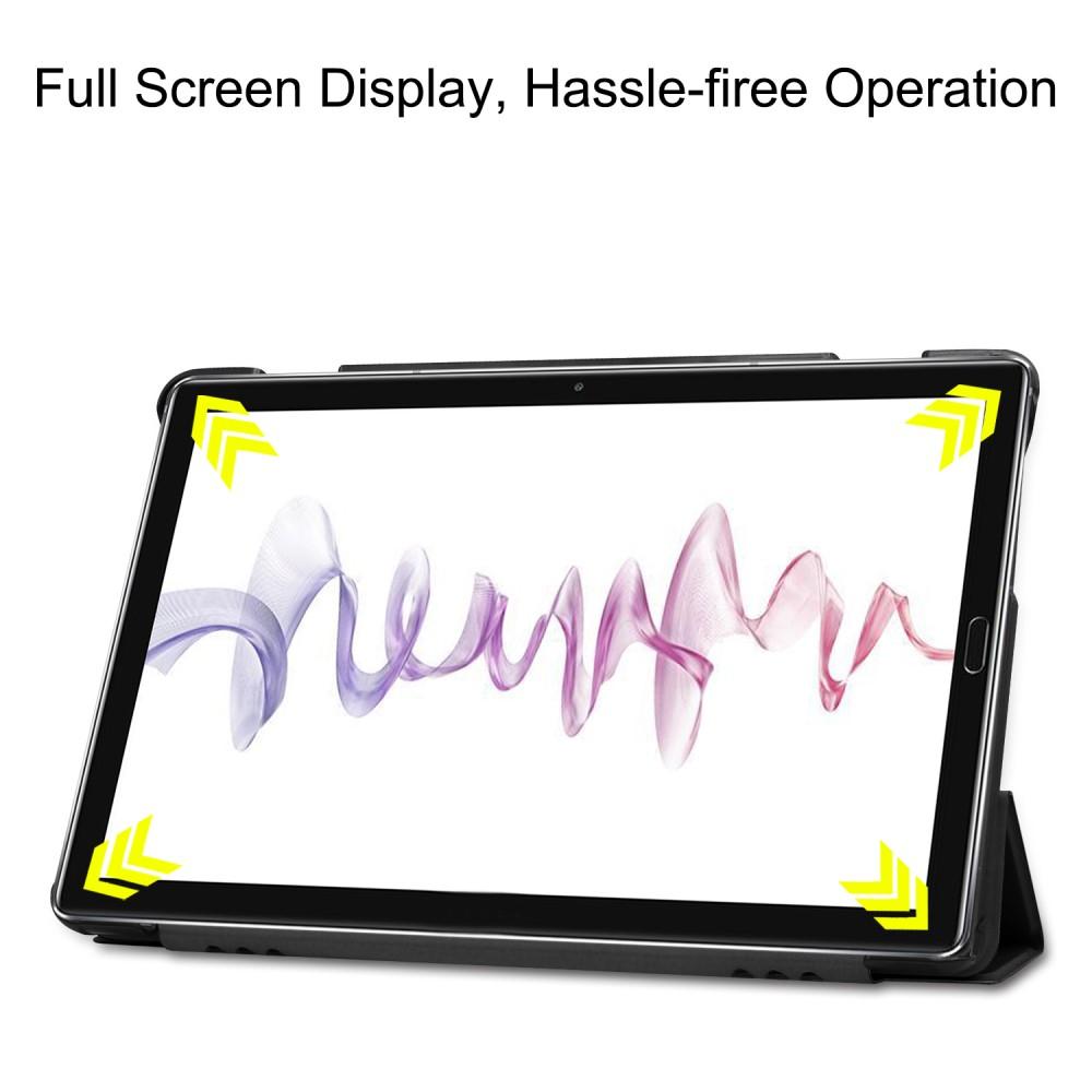 Kotelo Tri-fold Huawei MediaPad M6 10 musta
