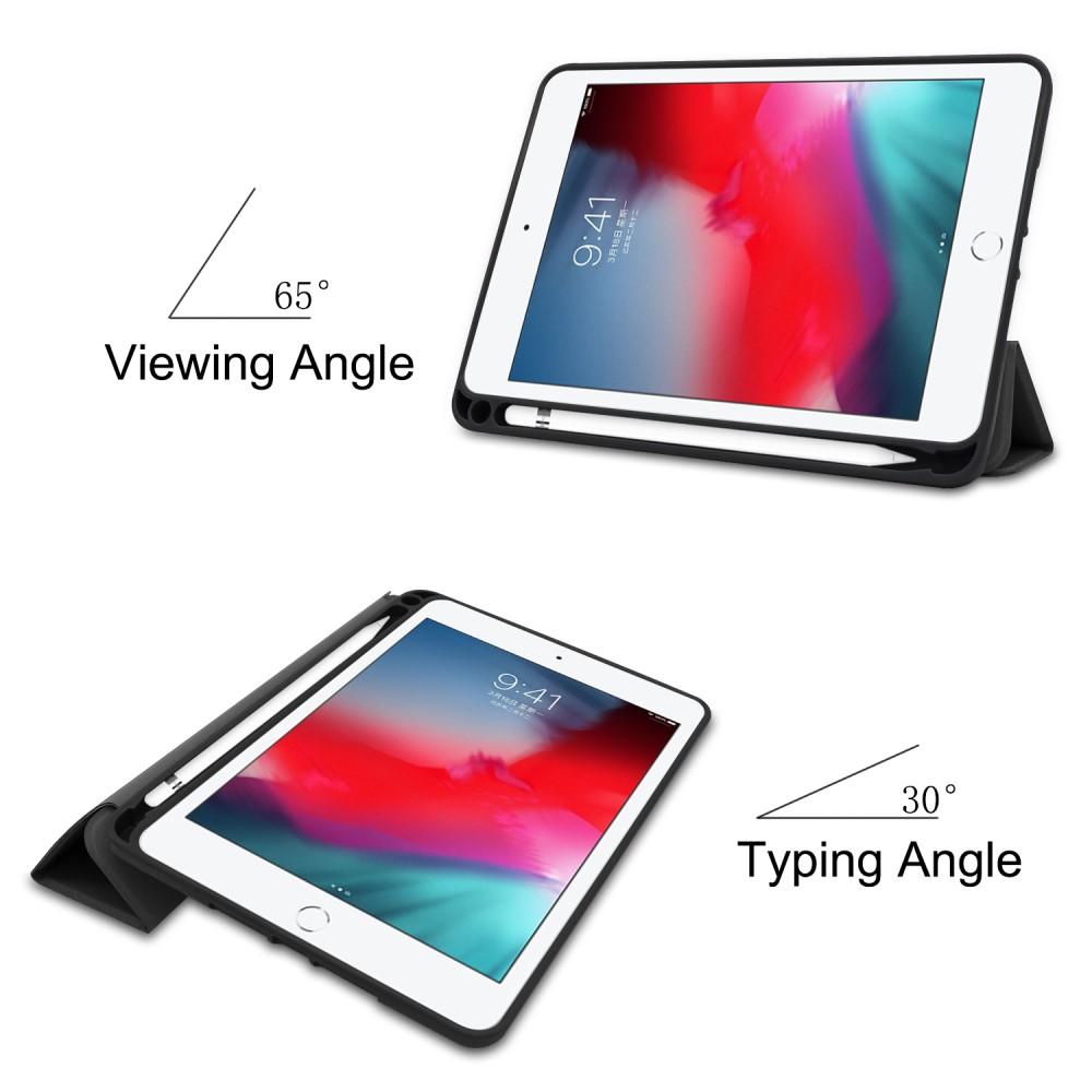 Kotelo Tri-fold Kynäpidikkeellä iPad Mini 2019 musta