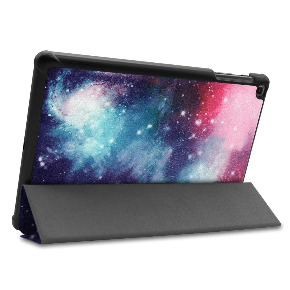 Kotelo Tri-fold Galaxy Tab A 10.1 2019 ulkoavaruus