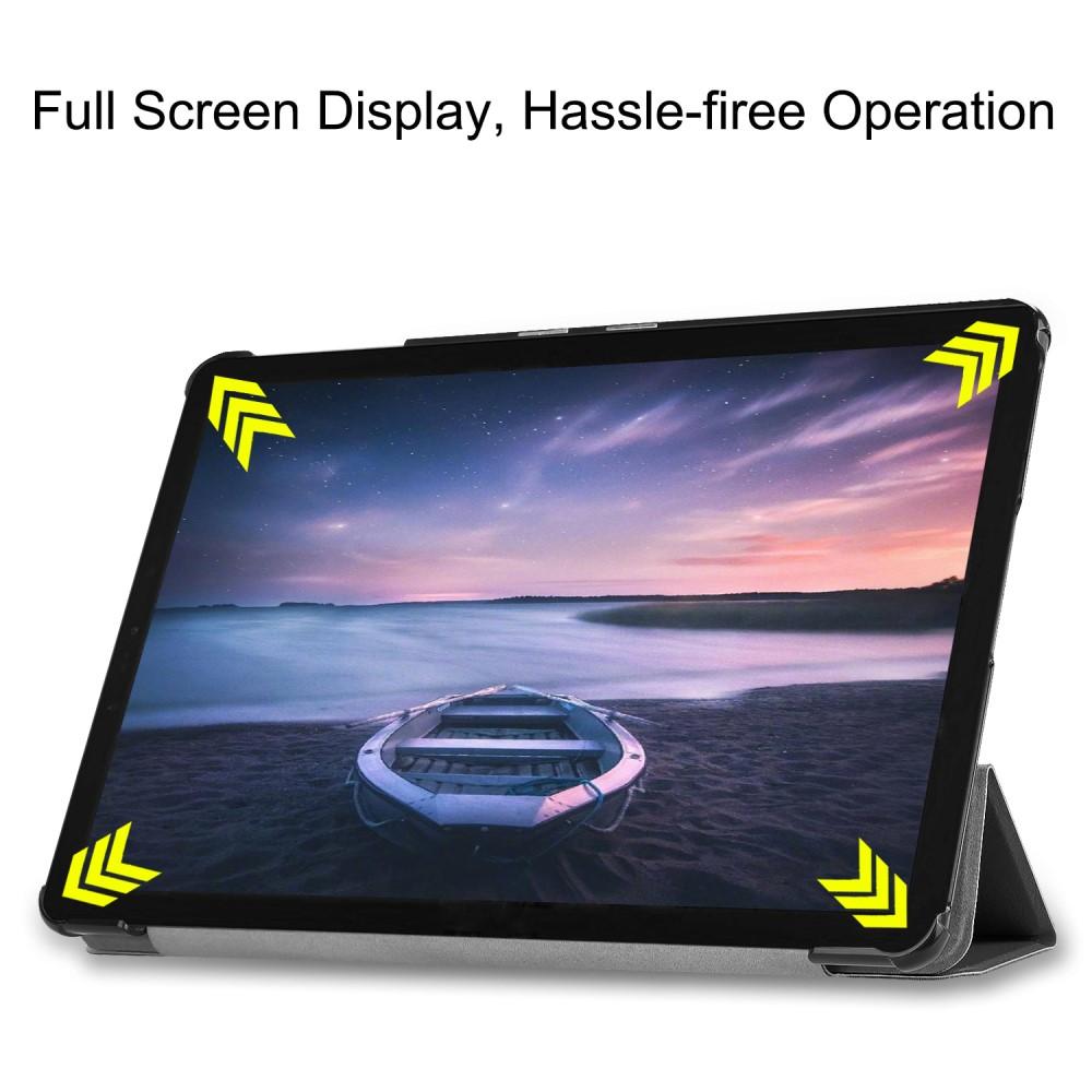 Kotelo Tri-fold Samsung Galaxy Tab S4 Musta