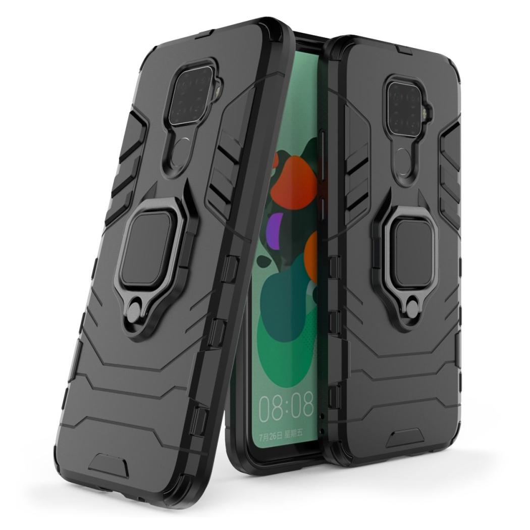 Huawei Mate 30 Lite Hybridikuori Tech rengaspidikkeellä Musta