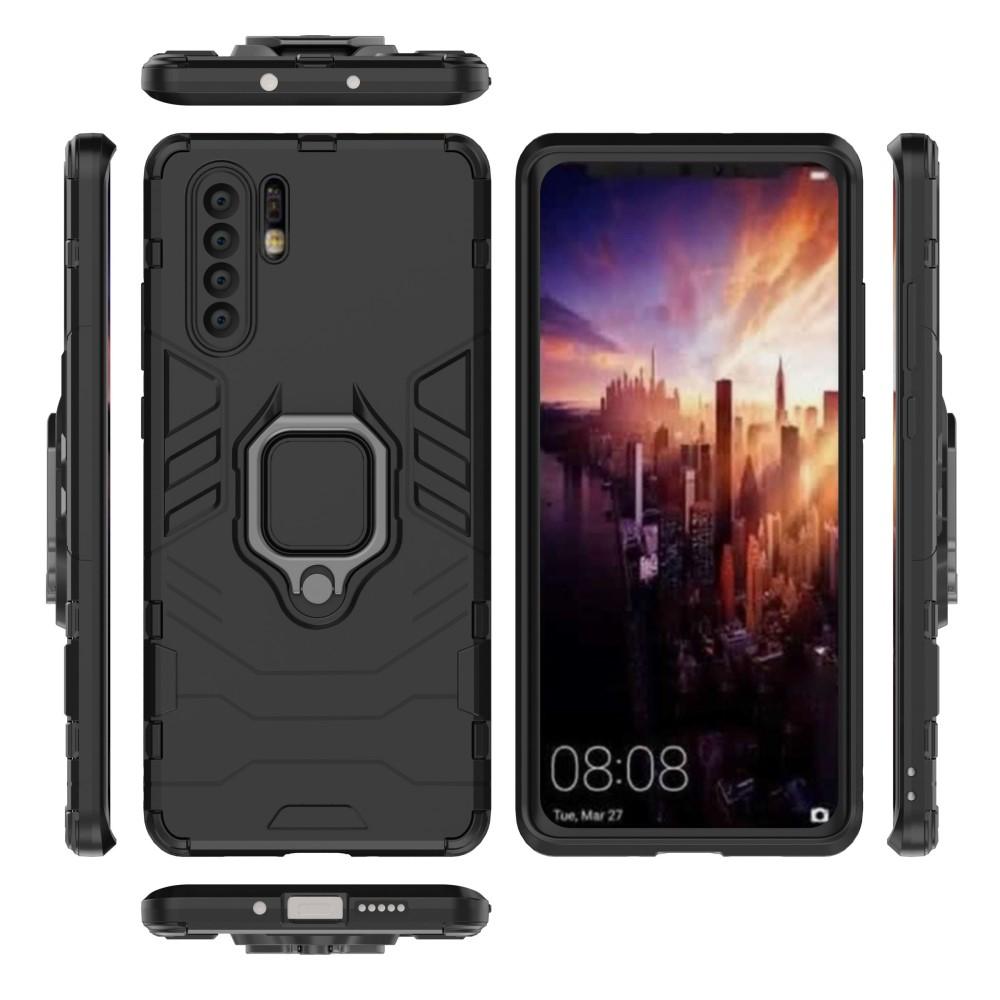 Huawei P30 Pro Hybridikuori Tech rengaspidikkeellä Musta