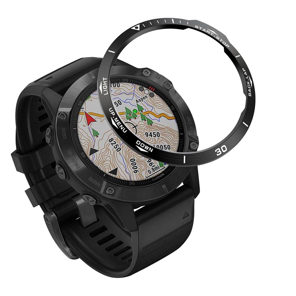 Kehys Ring Garmin Fenix 6 Pro musta