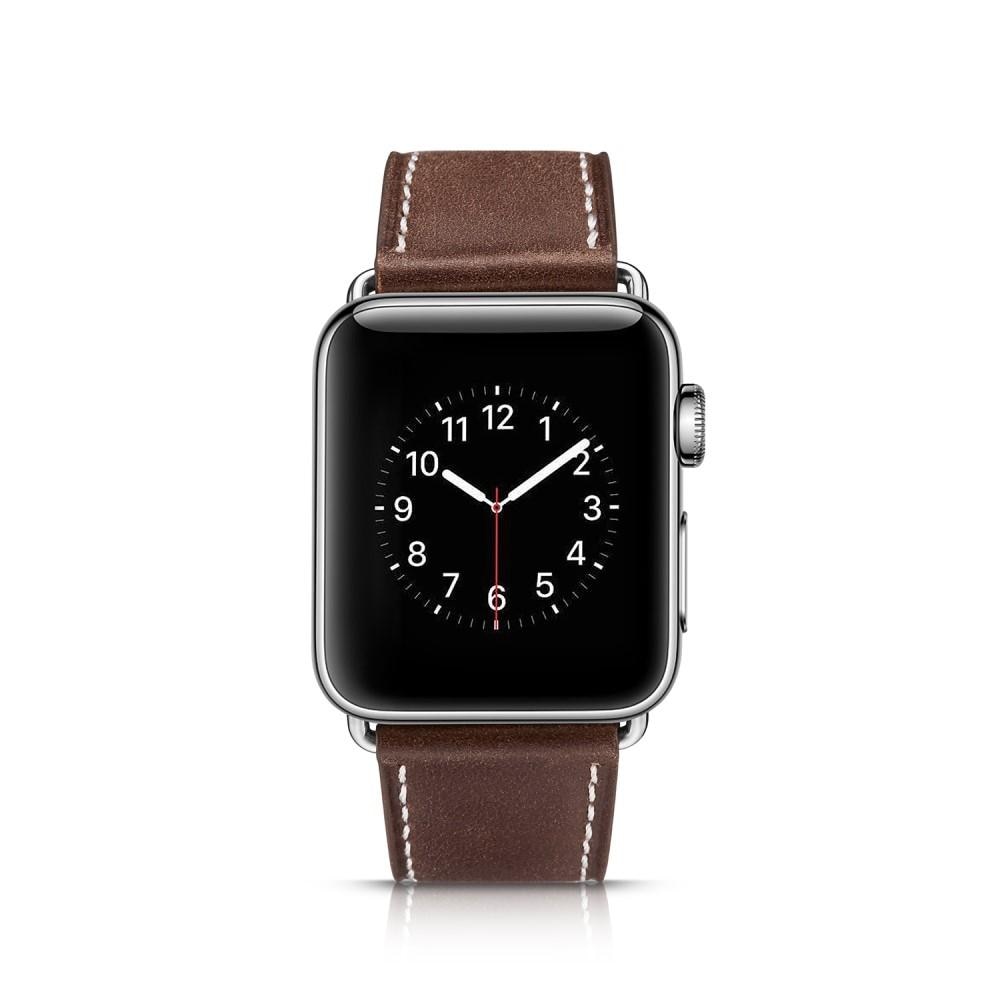 Nahkaranneke Apple Watch 40mm ruskea