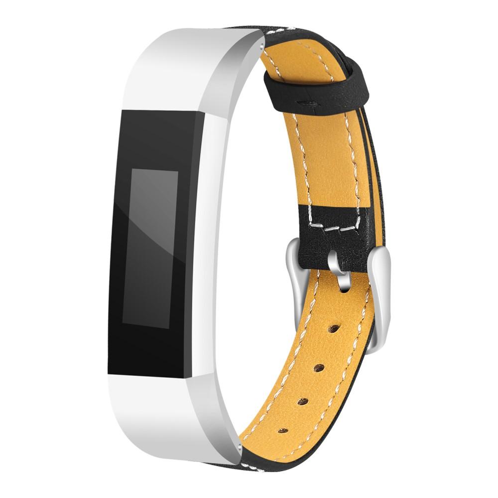 Nahkaranneke Fitbit Alta/Alta HR musta